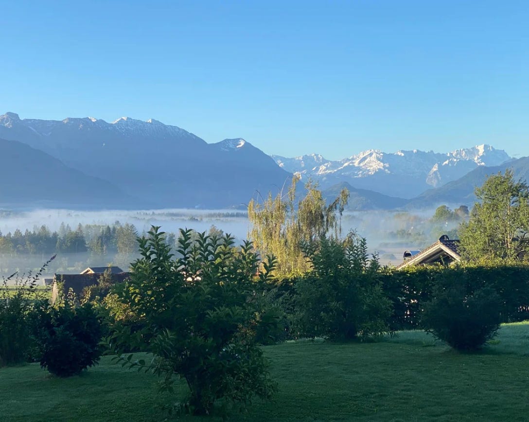 Blick auf die Zugspitze